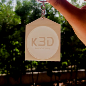 3DMemory Keychain by Kezar3D | 3D Printed Custom Photo Keychain