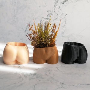 Hera Planter Pot | 3D Printed Butt Plant Pot | kezar3d.com