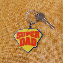Load image into Gallery viewer, Father&#39;s Day Special: Super Dad Keychain
